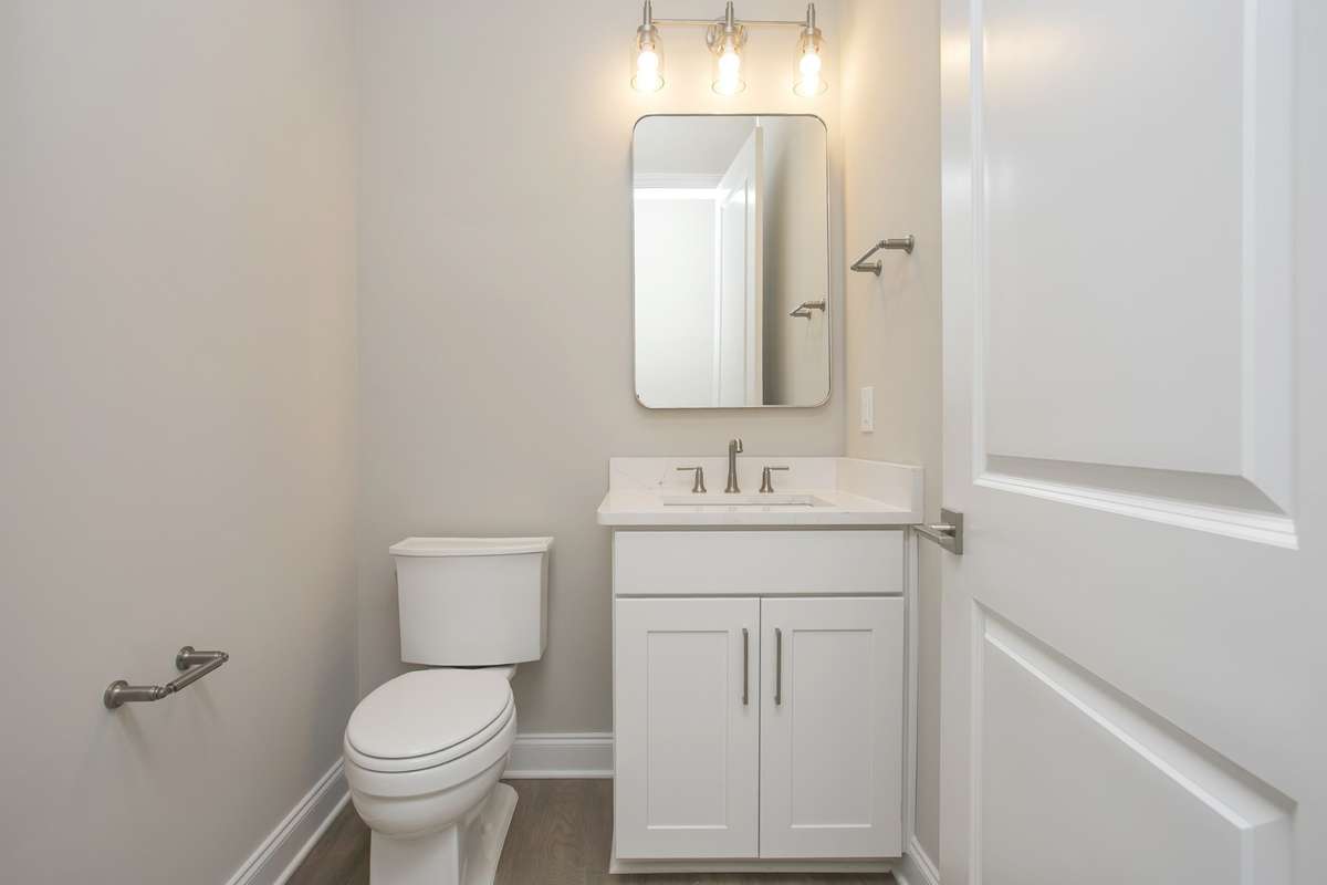 Downstair hall half bath