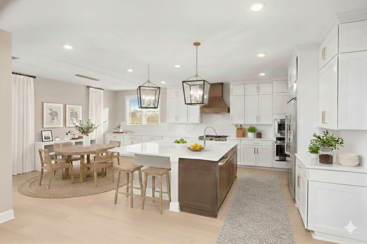 AI Staged kitchen