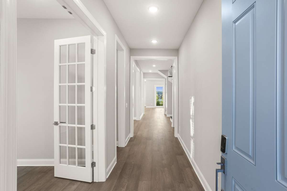 Entry from front door, office to the left