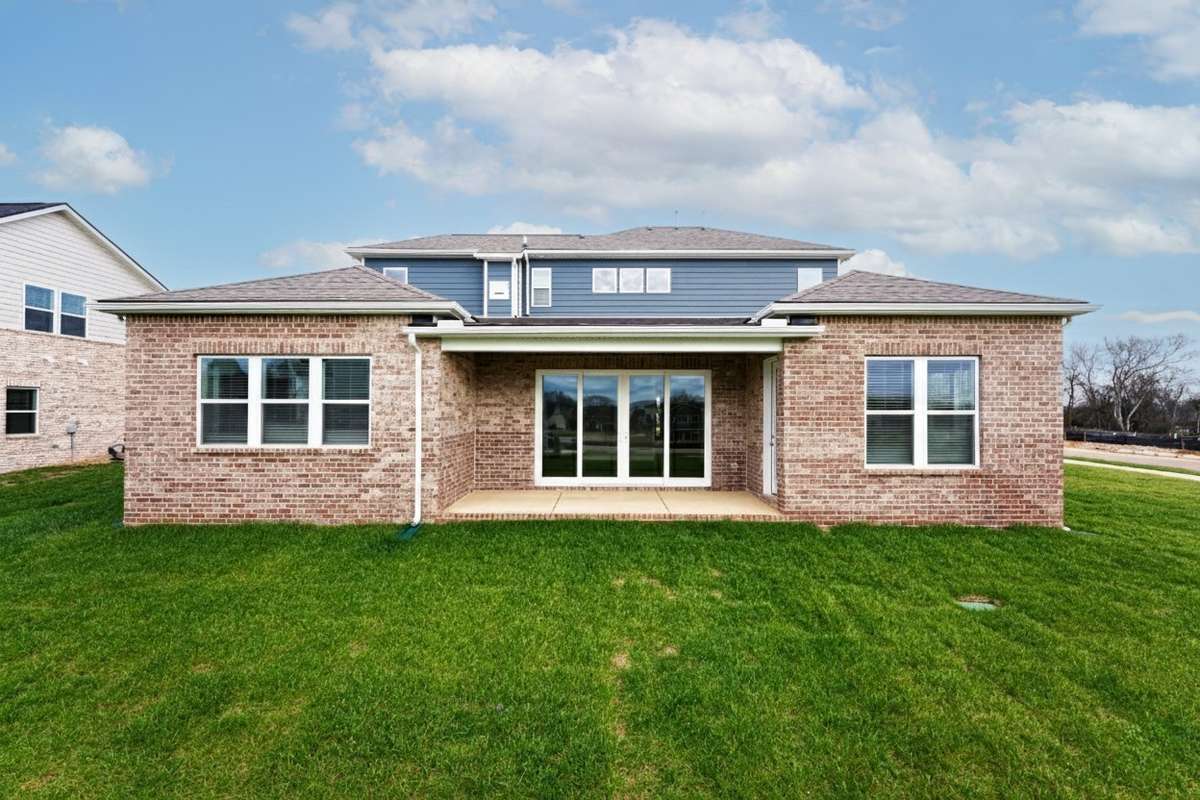 Rear view of house