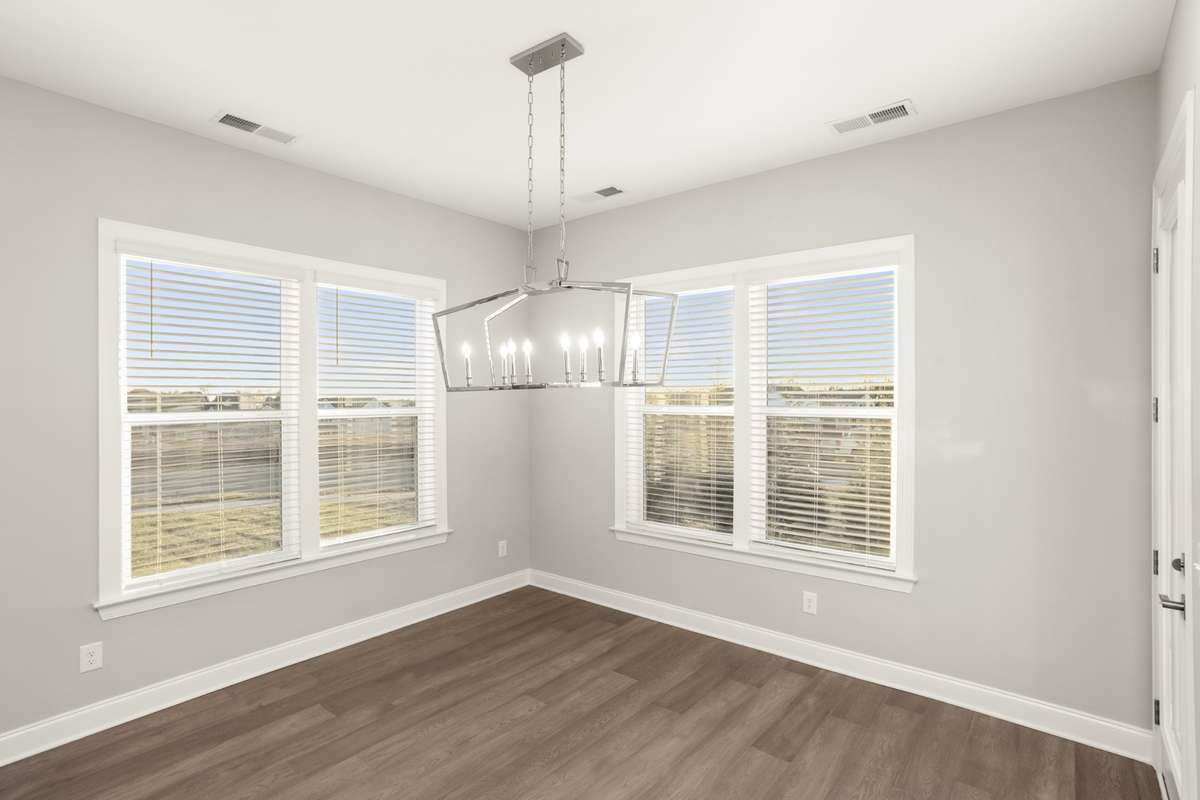 Dining area off the kitchen