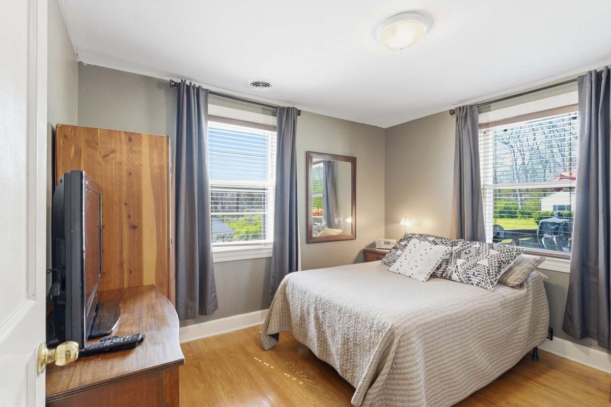 Guest Bedroom with tons of natural light and has the full bath en-suite!
