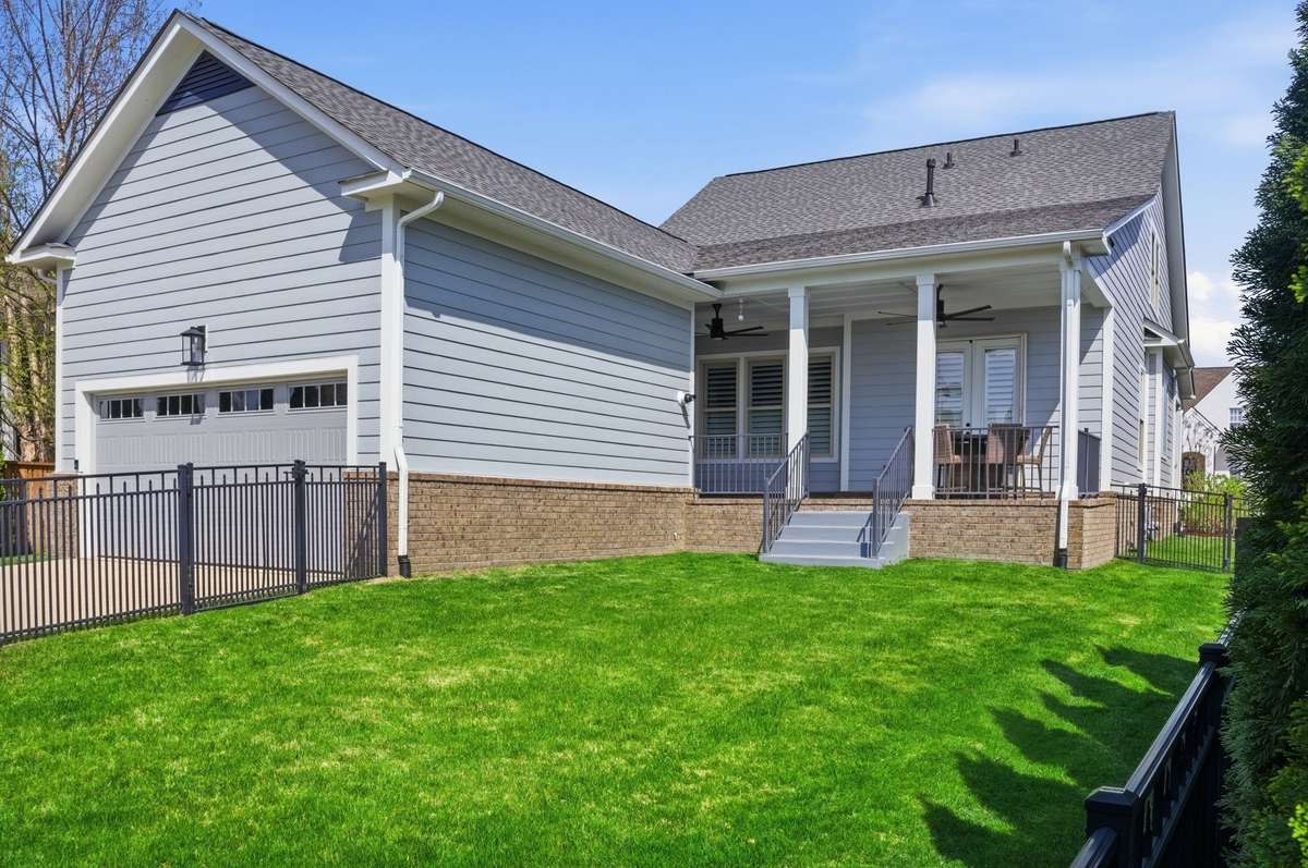 Nice sized, fenced back yard.