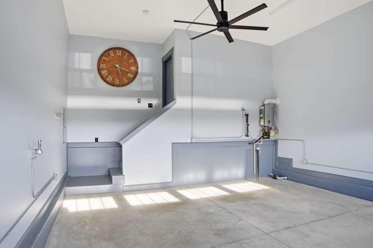 Large, very clean two car attached garage in the back of the home.
