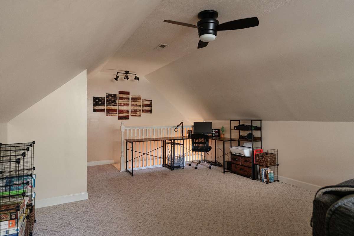 Bonus room above garage