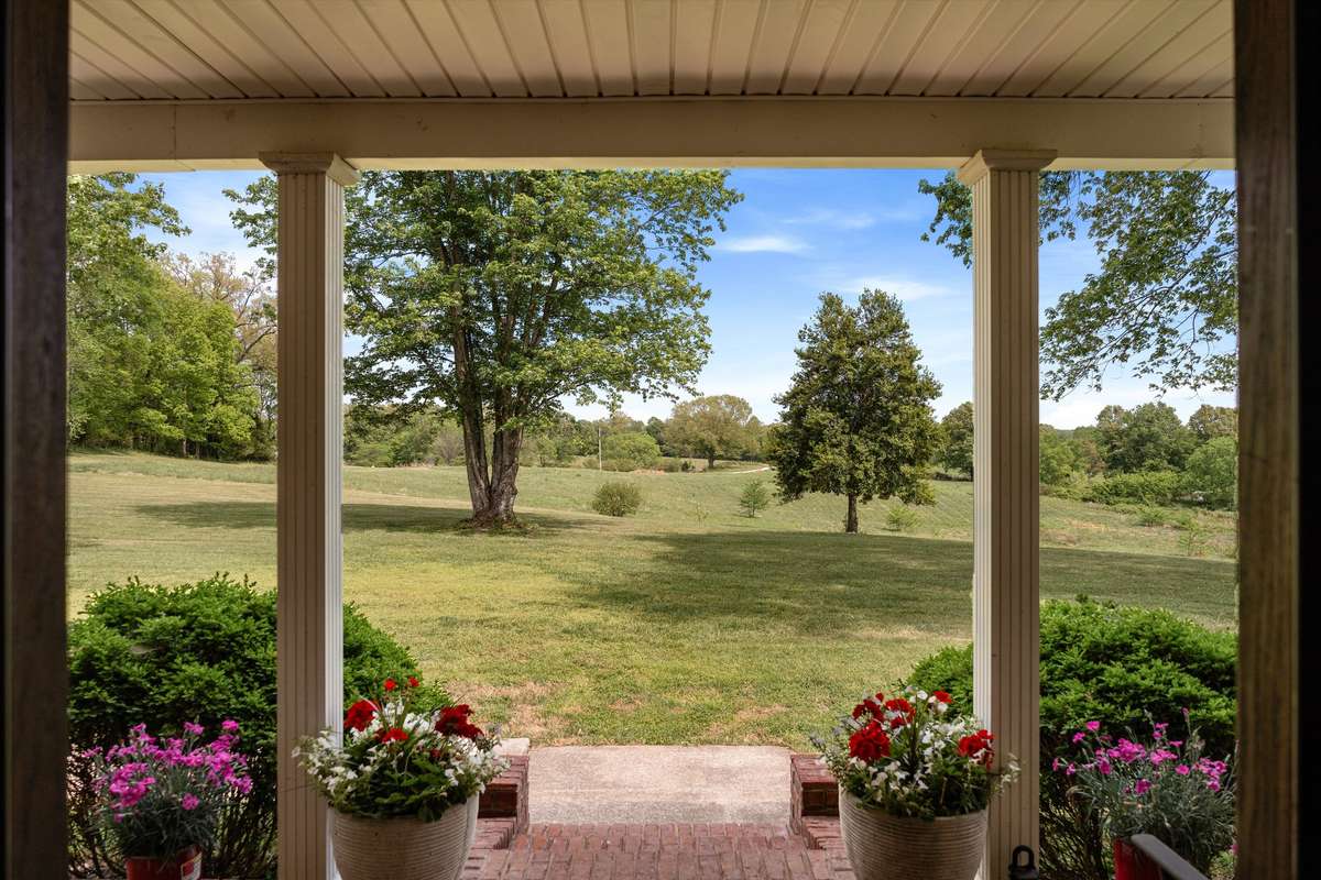 View from front porch