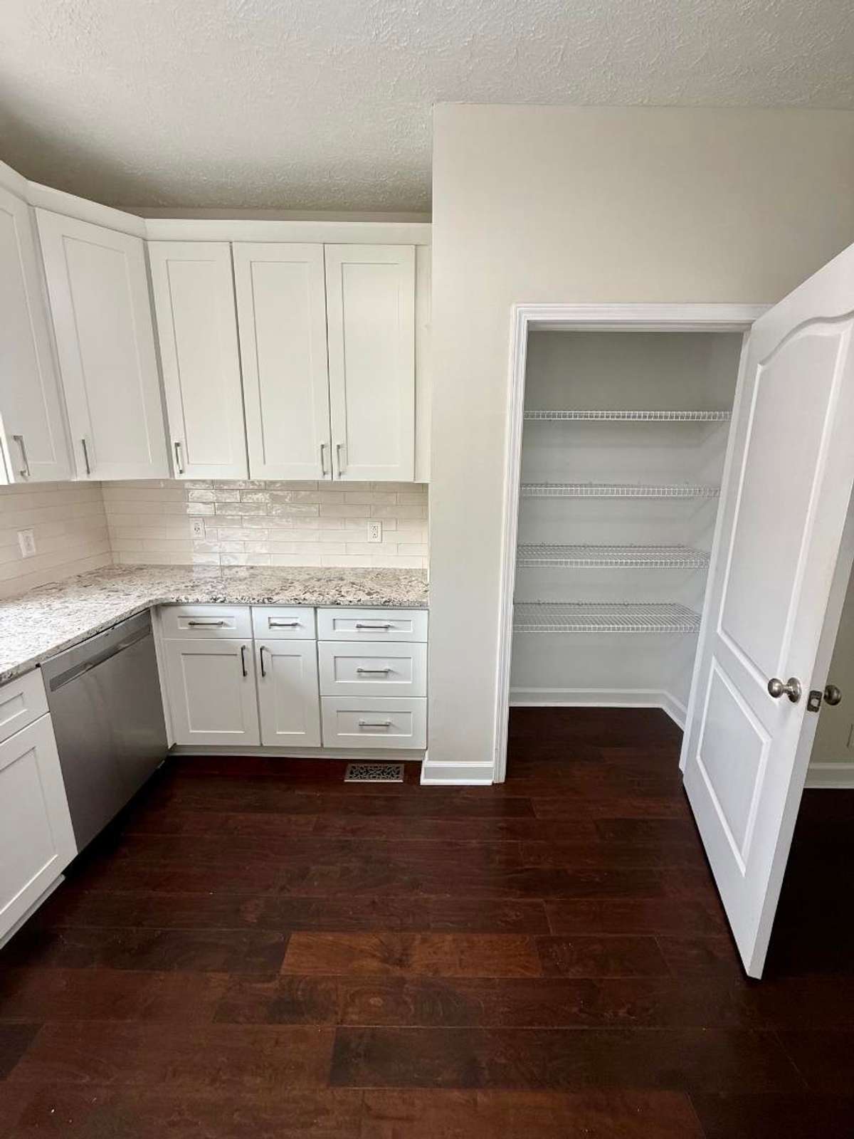 Kitchen with lg pantry