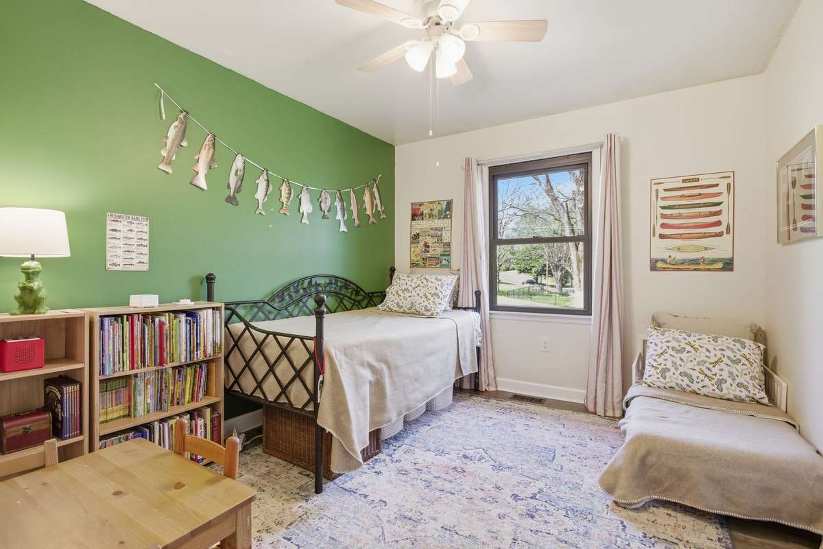 one of two secondry bedrooms.