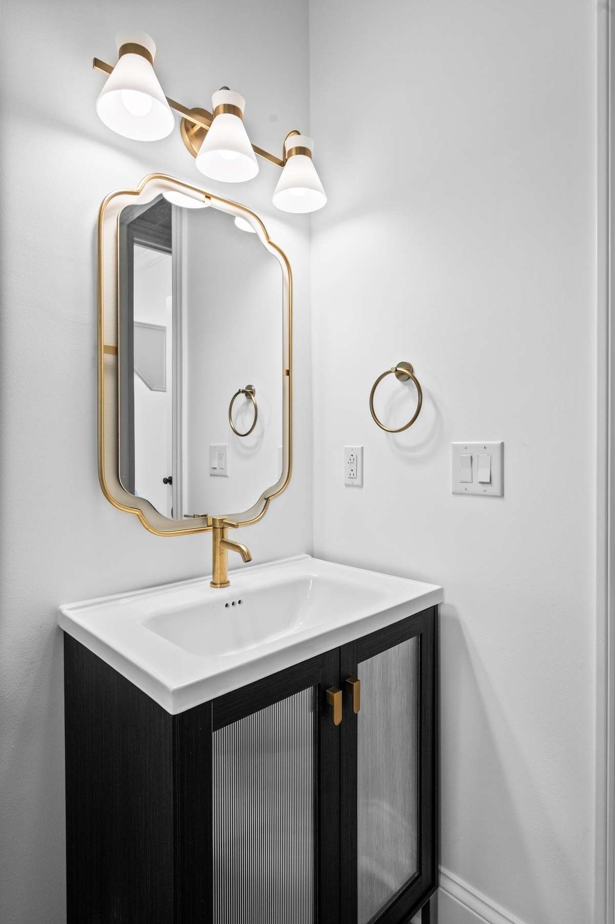And a half bath off the cubby room.
