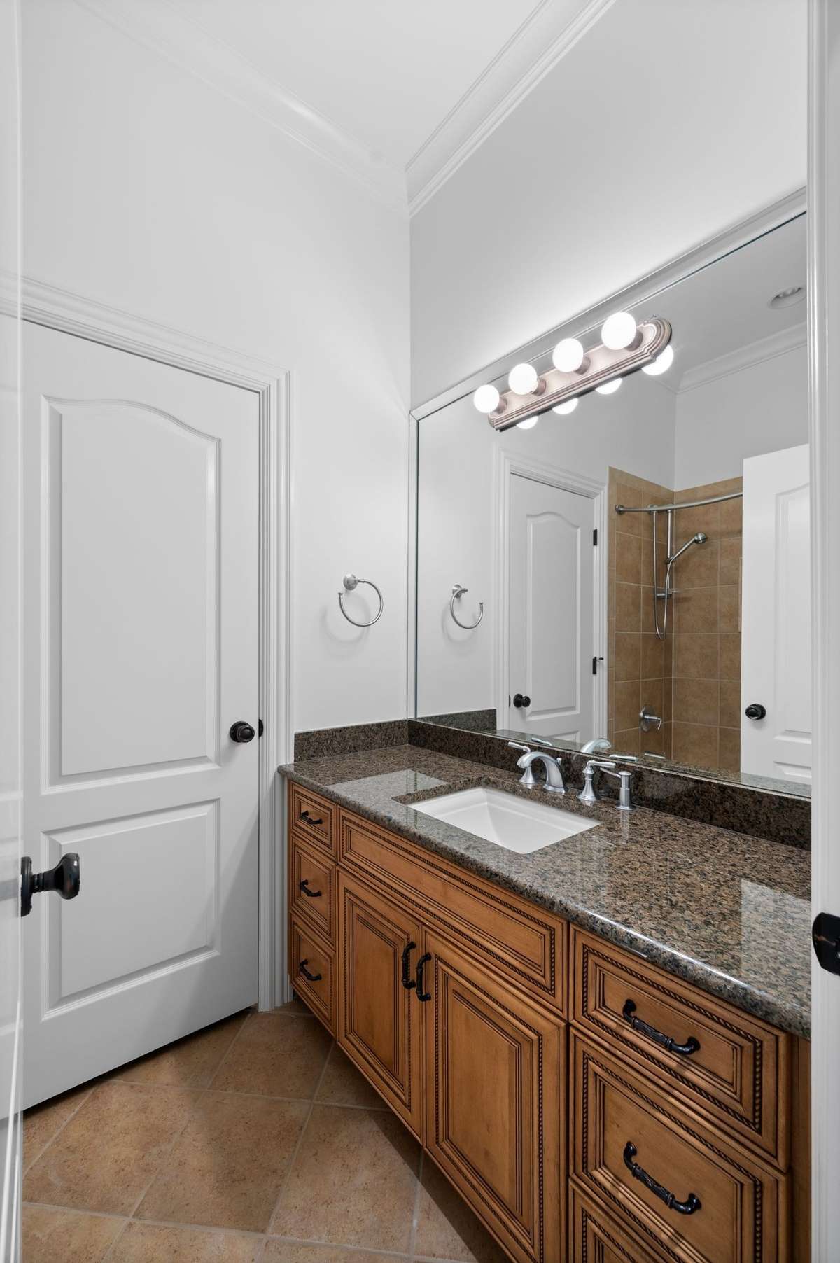With full bath. (of course)