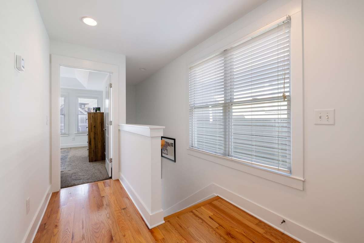 Upstairs you have two bedrooms - a primary and a secondary - each with their own bathroom.