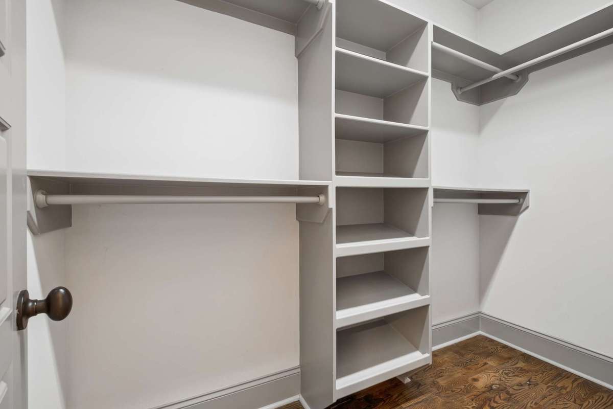 Primary closet.