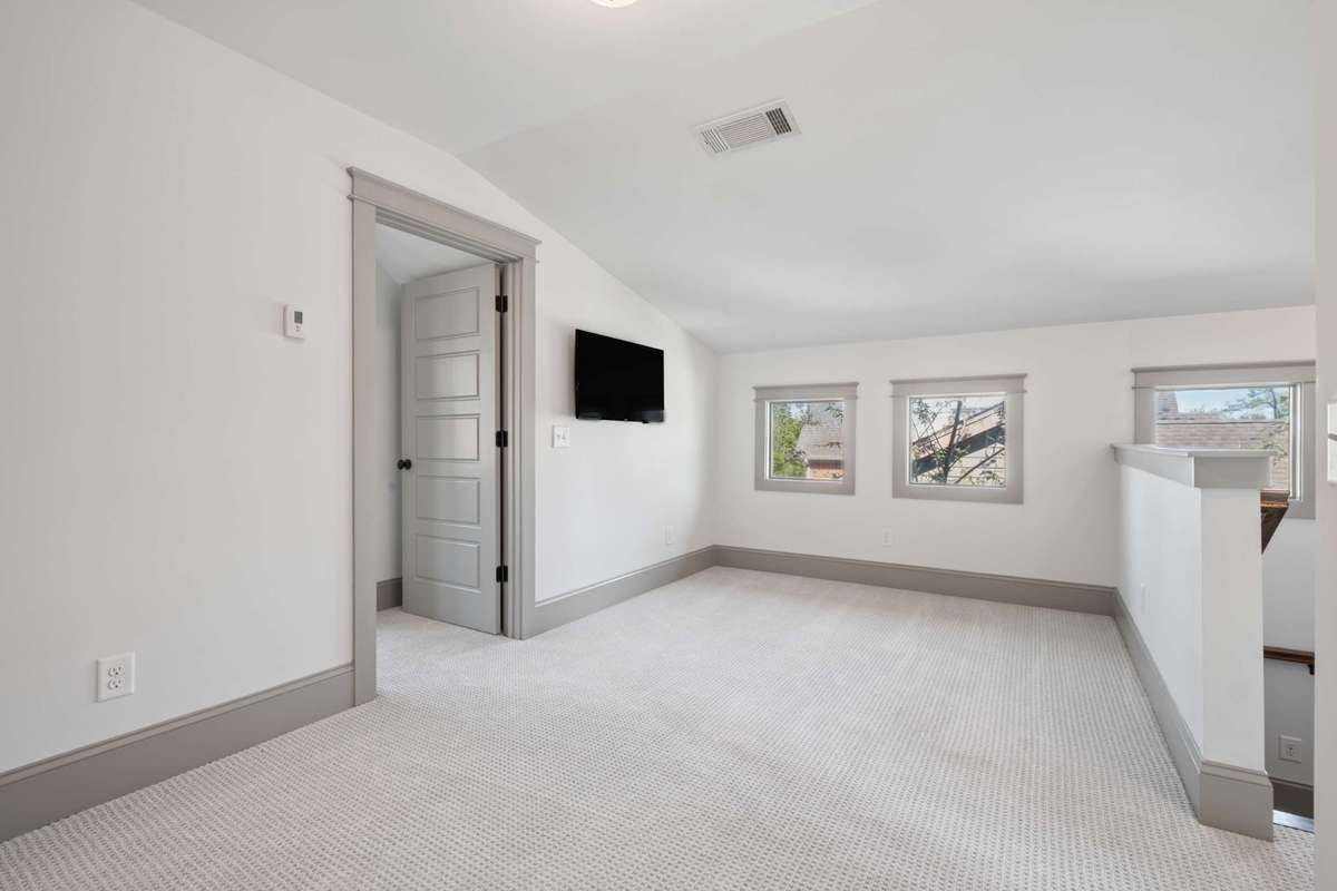 New carpet on the second floor makes everything feel fresh and ready for its new owner!
