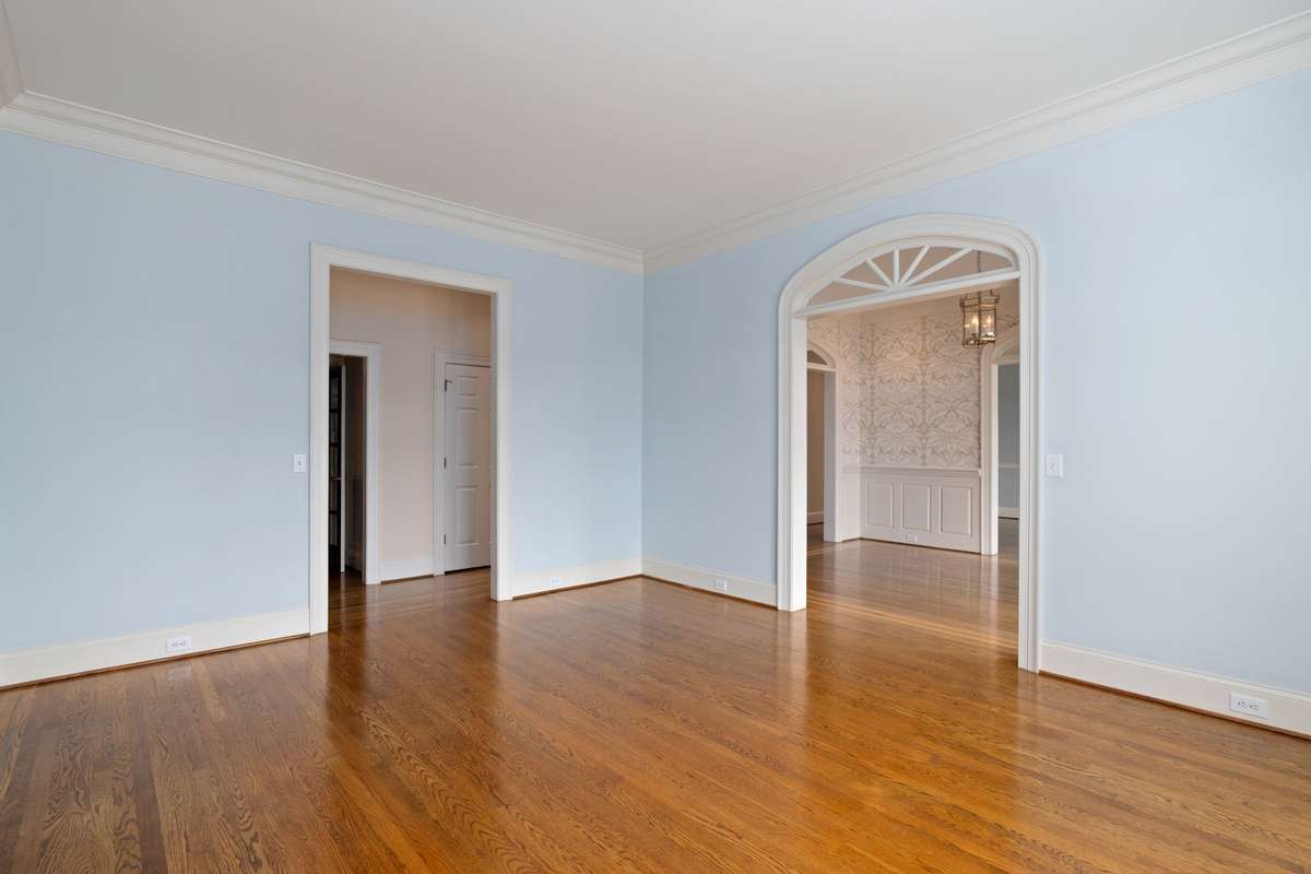 This room is to the left when entering the front and could be a great music room, game room or study.
