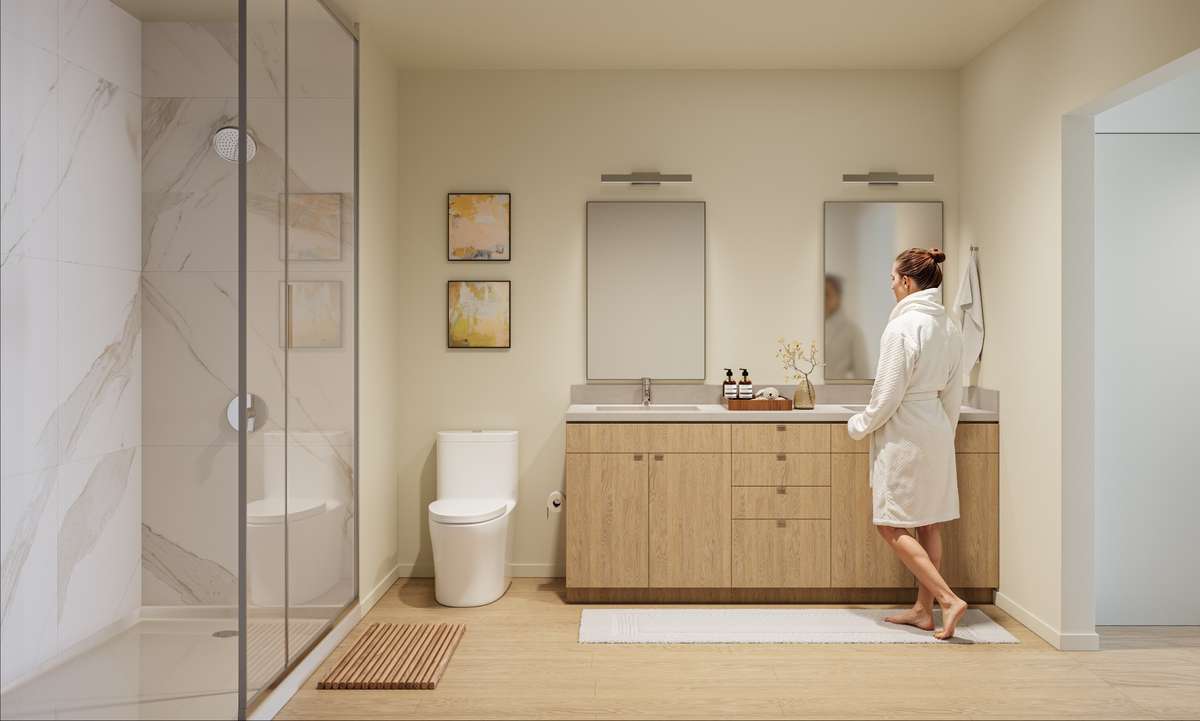Contemporary bathrooms with refined finishes and thoughtful design