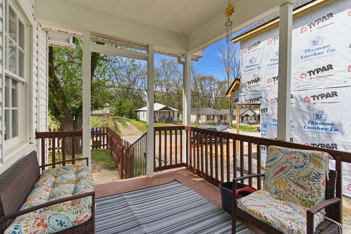 A true Southern sitting porch