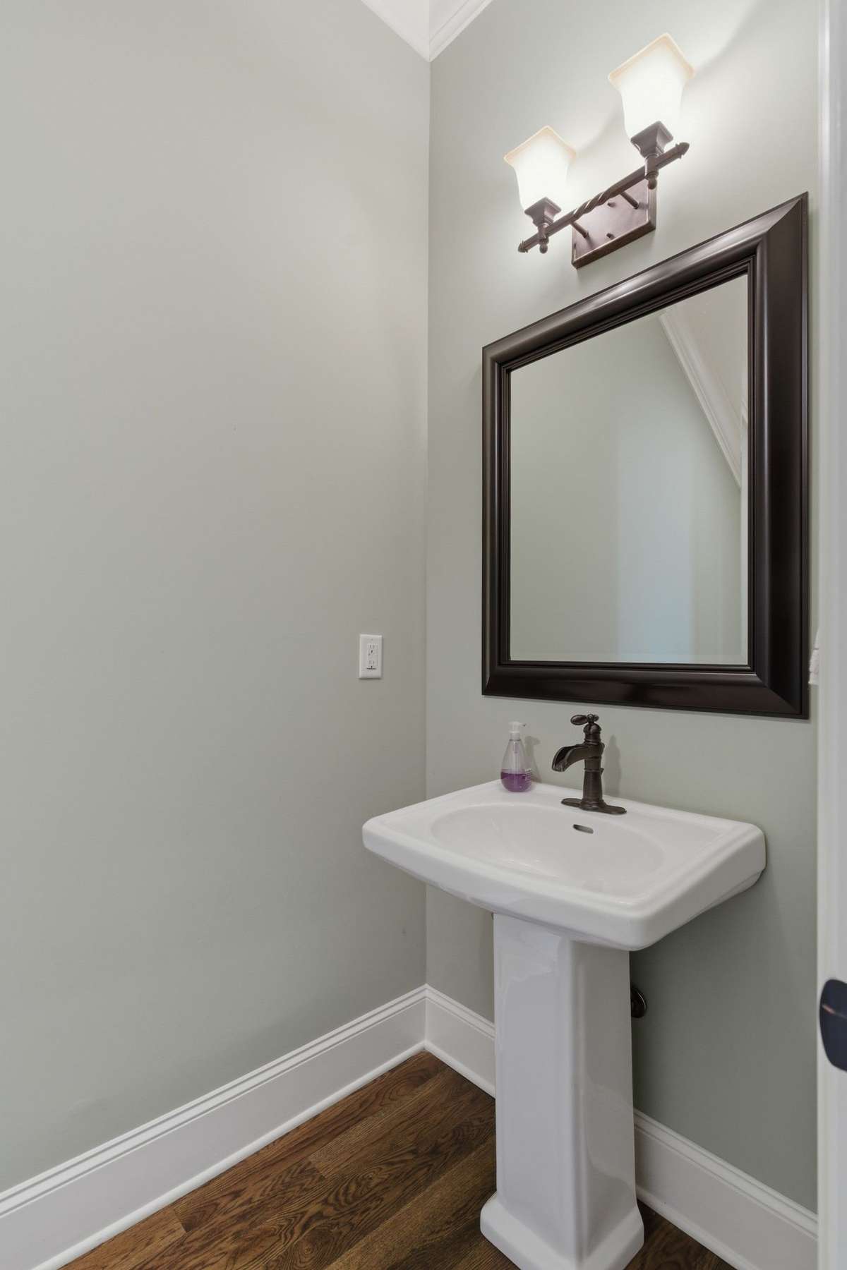 Bonus room has its own half bath.