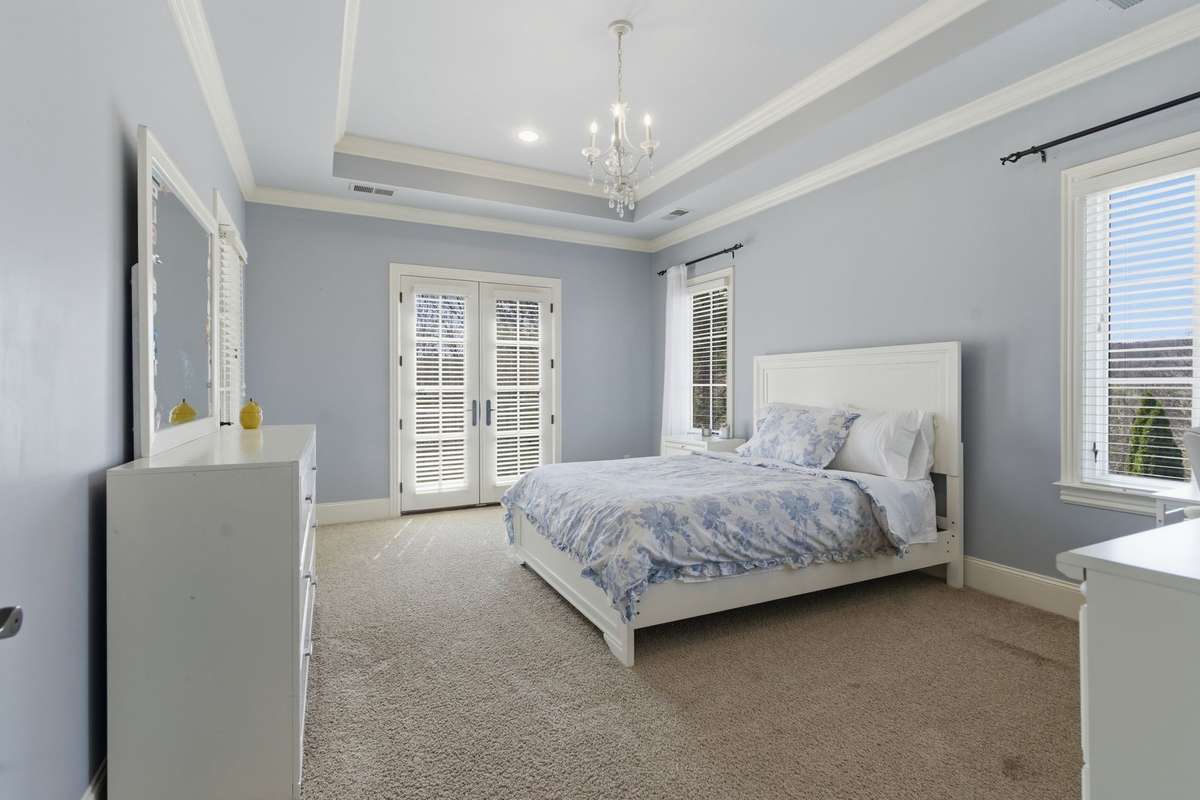 Bedroom #3 is upstairs with access to Juliette balcony and also another shared balcony to bedroom 4. Bedroom also features its own en-suite and massive walk-in closet(closet itself is the size of a small room).