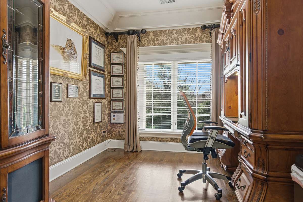 Office space upstairs. Perfect spot to work from home.
