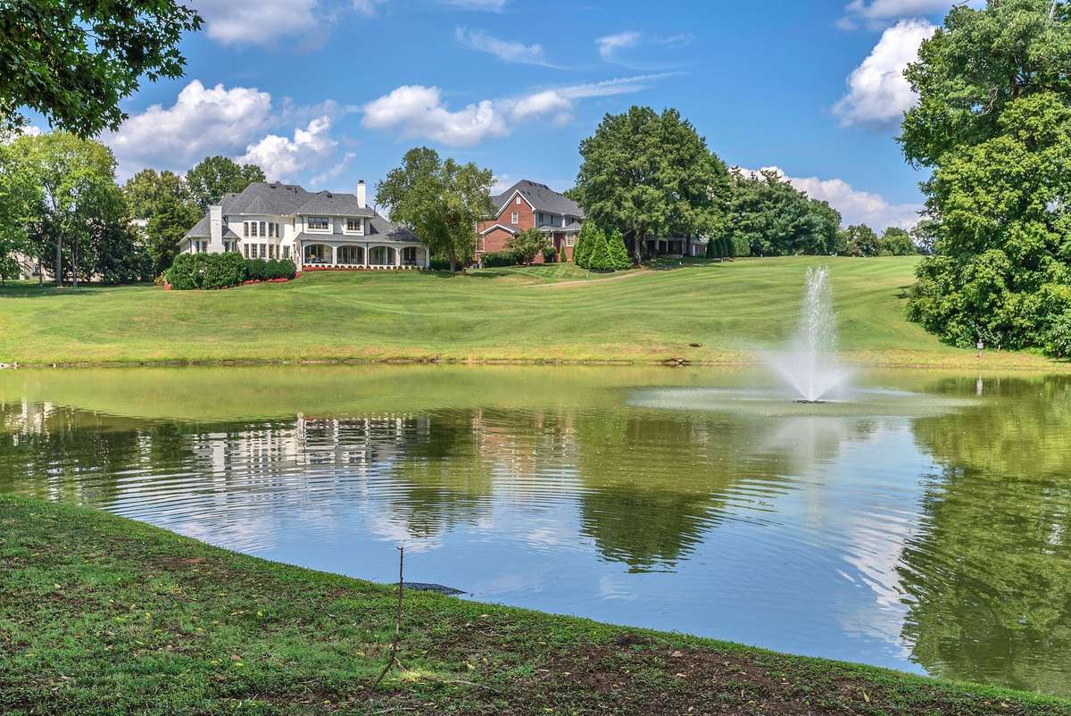 Just one of the community ponds