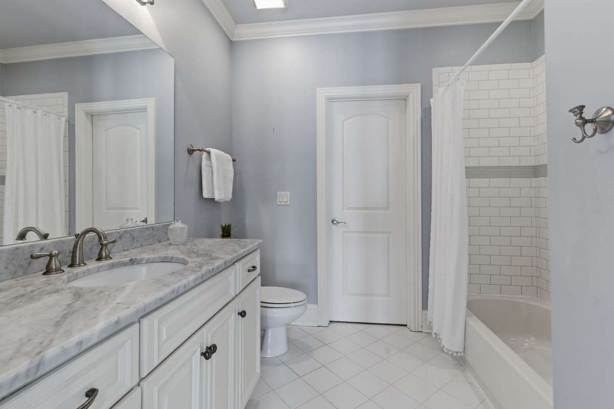 Bathroom that belongs to bedroom #3.