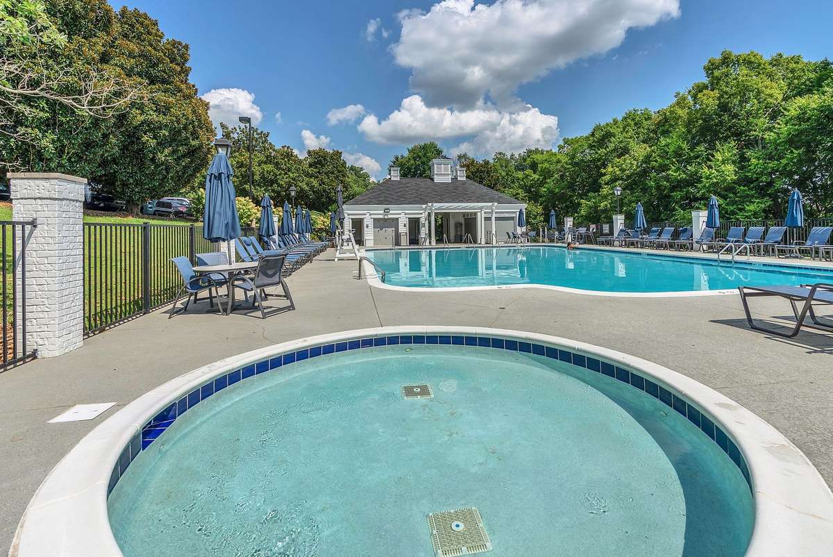 Community pool space.