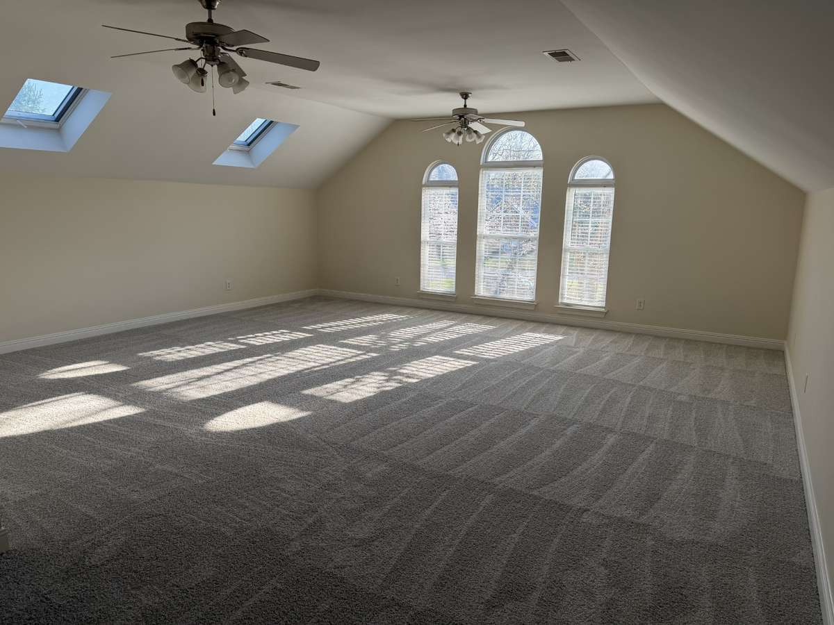 New carpet throughout the home.