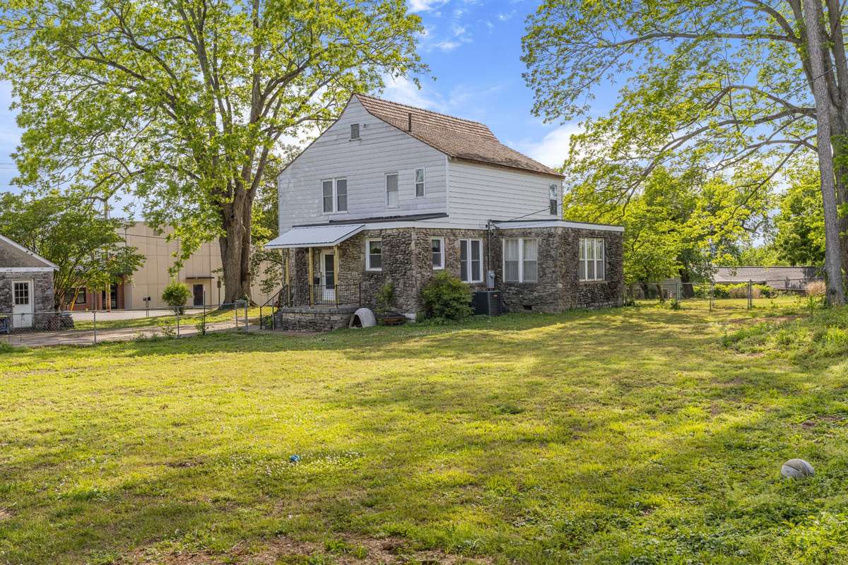 View from the backyard, so much yard space!
