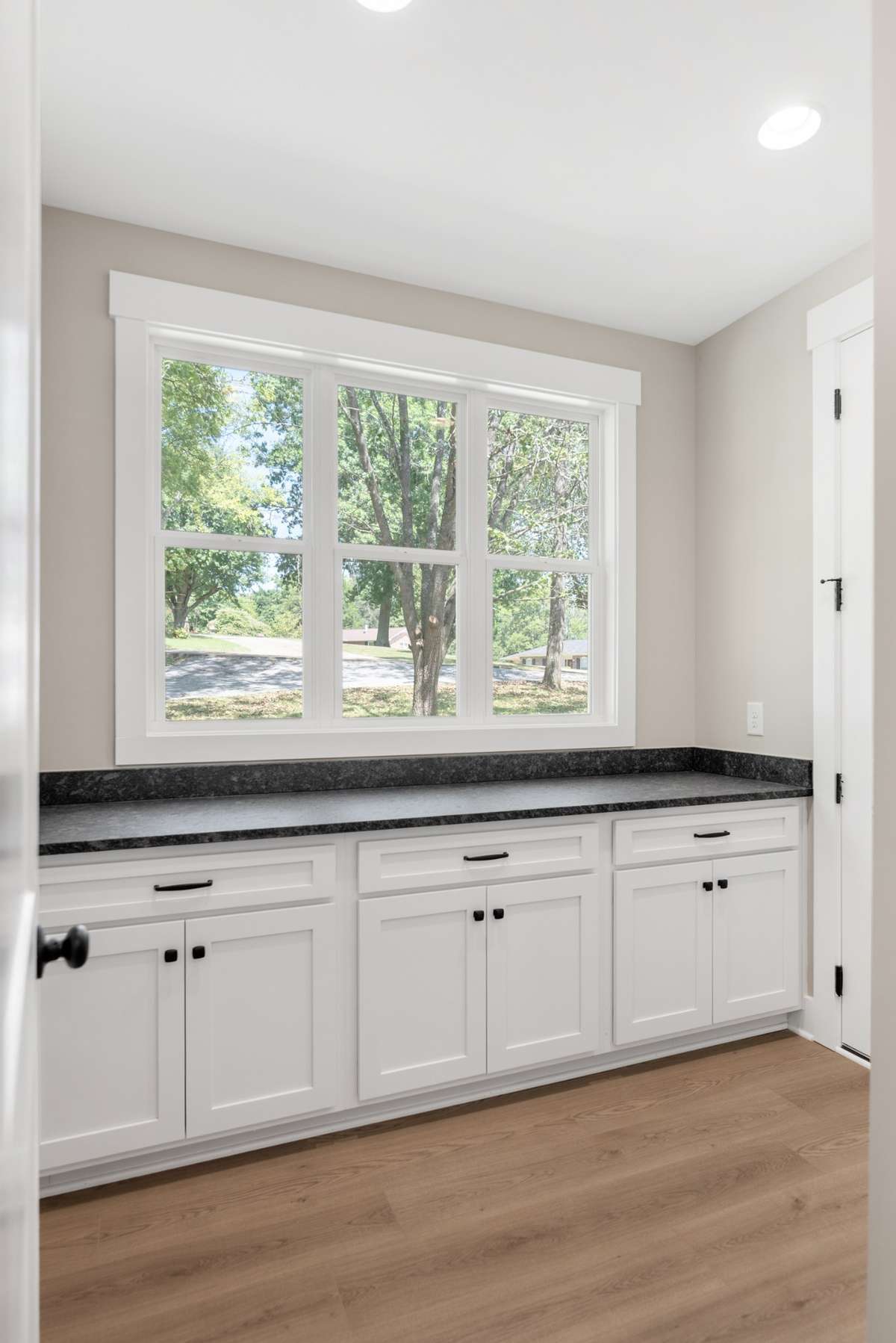 How about this for a mud room/drop zone.  This connects to the garage and kitchen.
