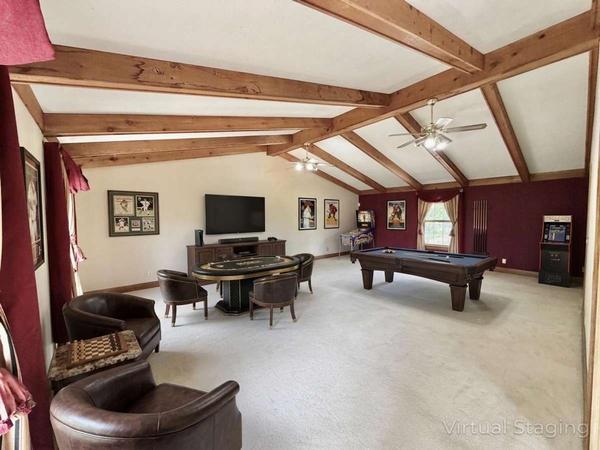 Virtually Staged Photo for Inspiration Only and to Showcase How Space Can Be Used and Furnished.