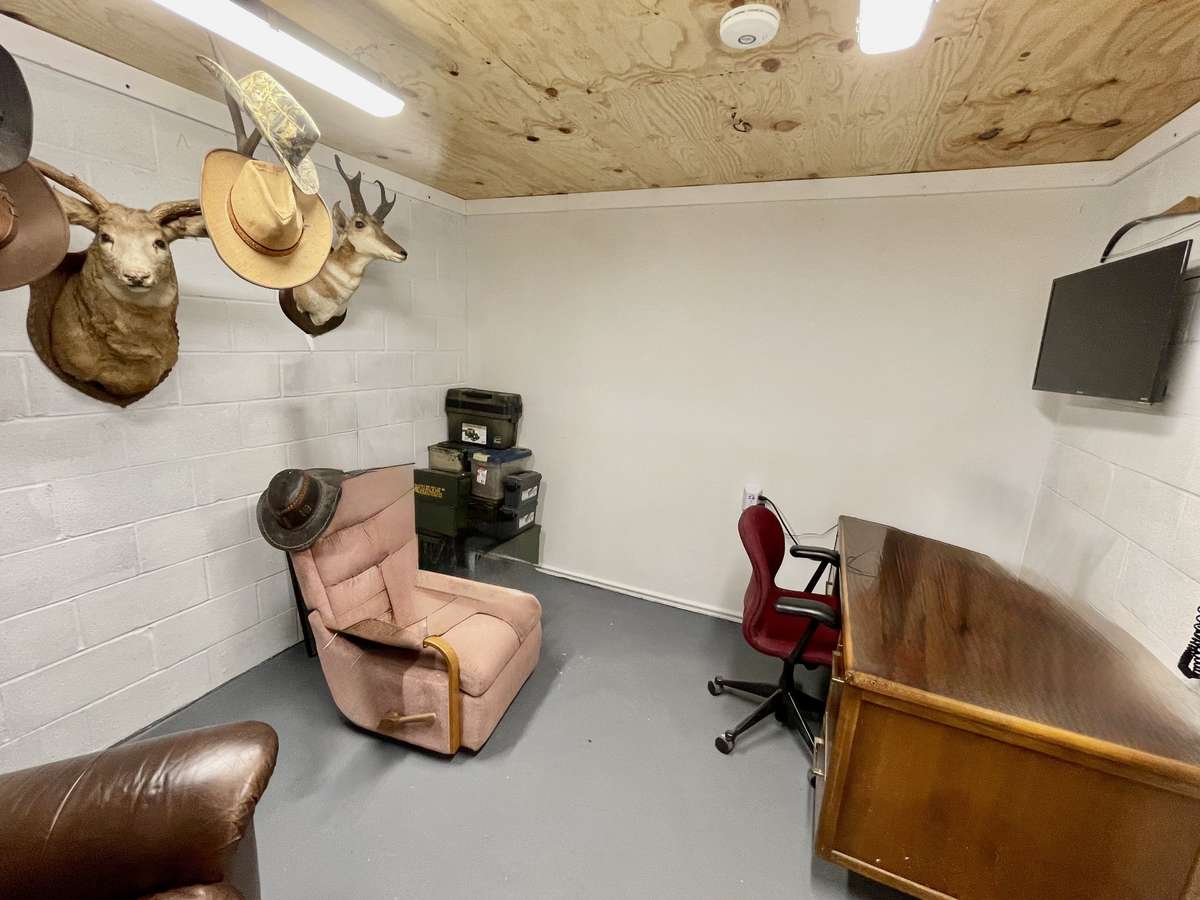 12x10 Office, Hunting, or Safe Room in Basement.