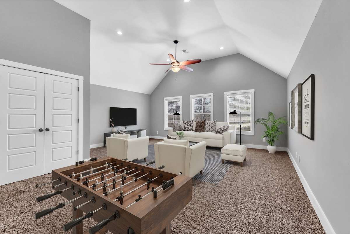 Virtually staged: Comfortable and spacious bonus room with so many ways you can use this space.