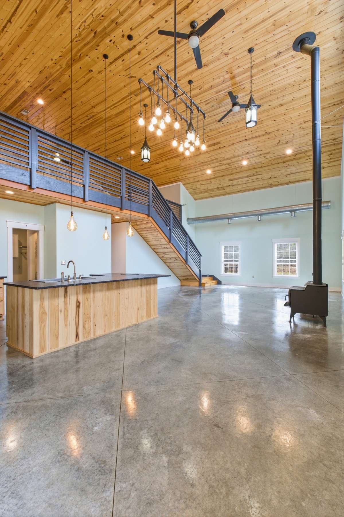 Dining / Living / Kitchen Combination