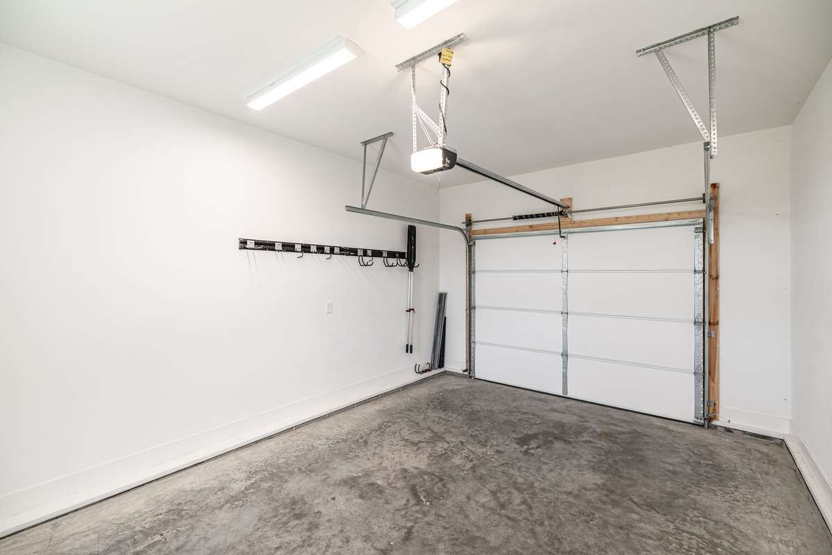 Inside the 1 Car garage