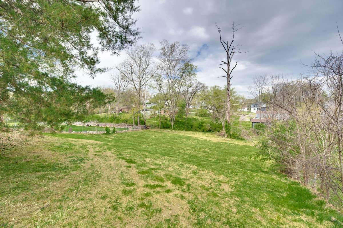 This yard is treed for privacy.