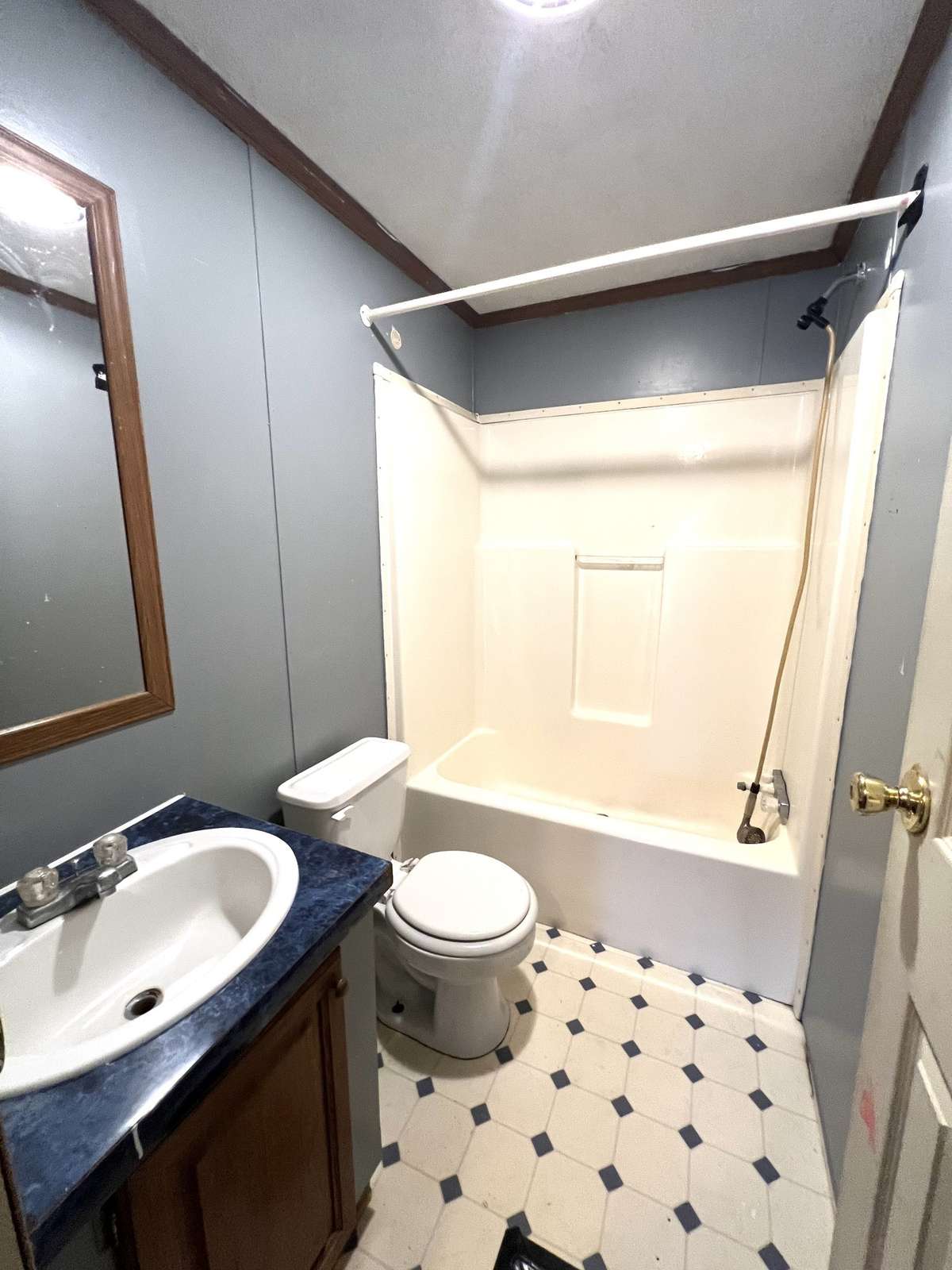 Hallway bathroom