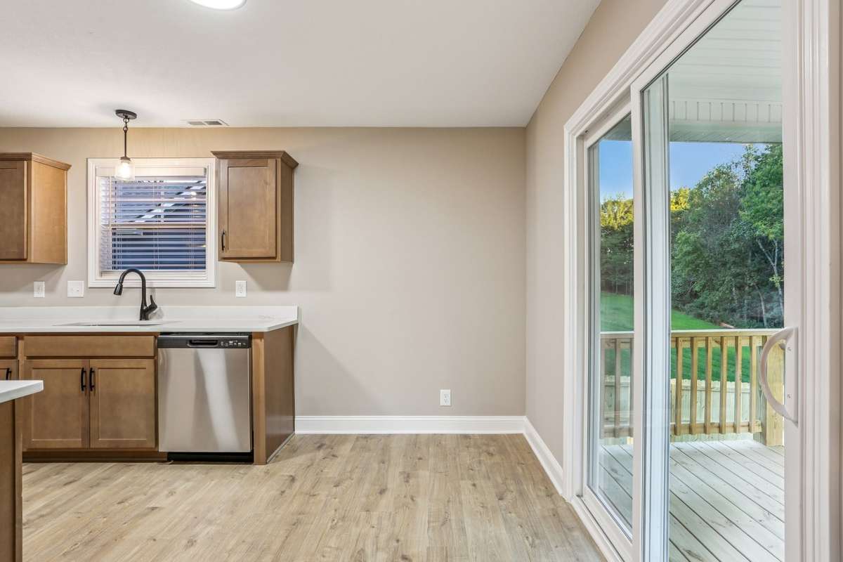 Sample pictures from a previous build showing the Brittany Floor Plan. Materials and colors are subject to change without notice.