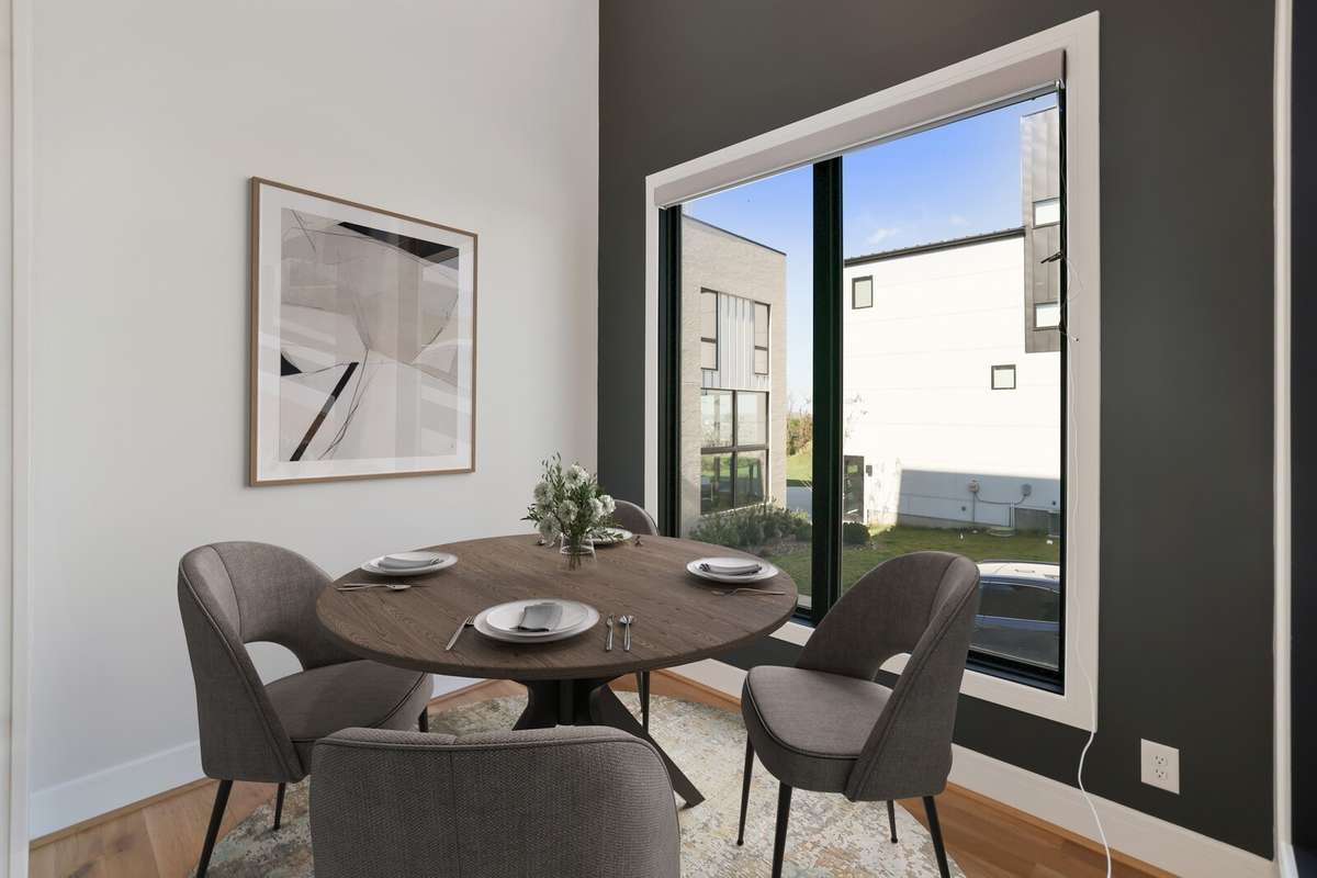 Separate dining area