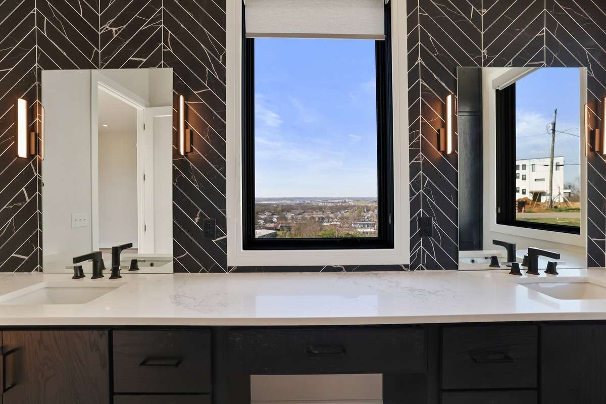 Incredible views from primary bathroom