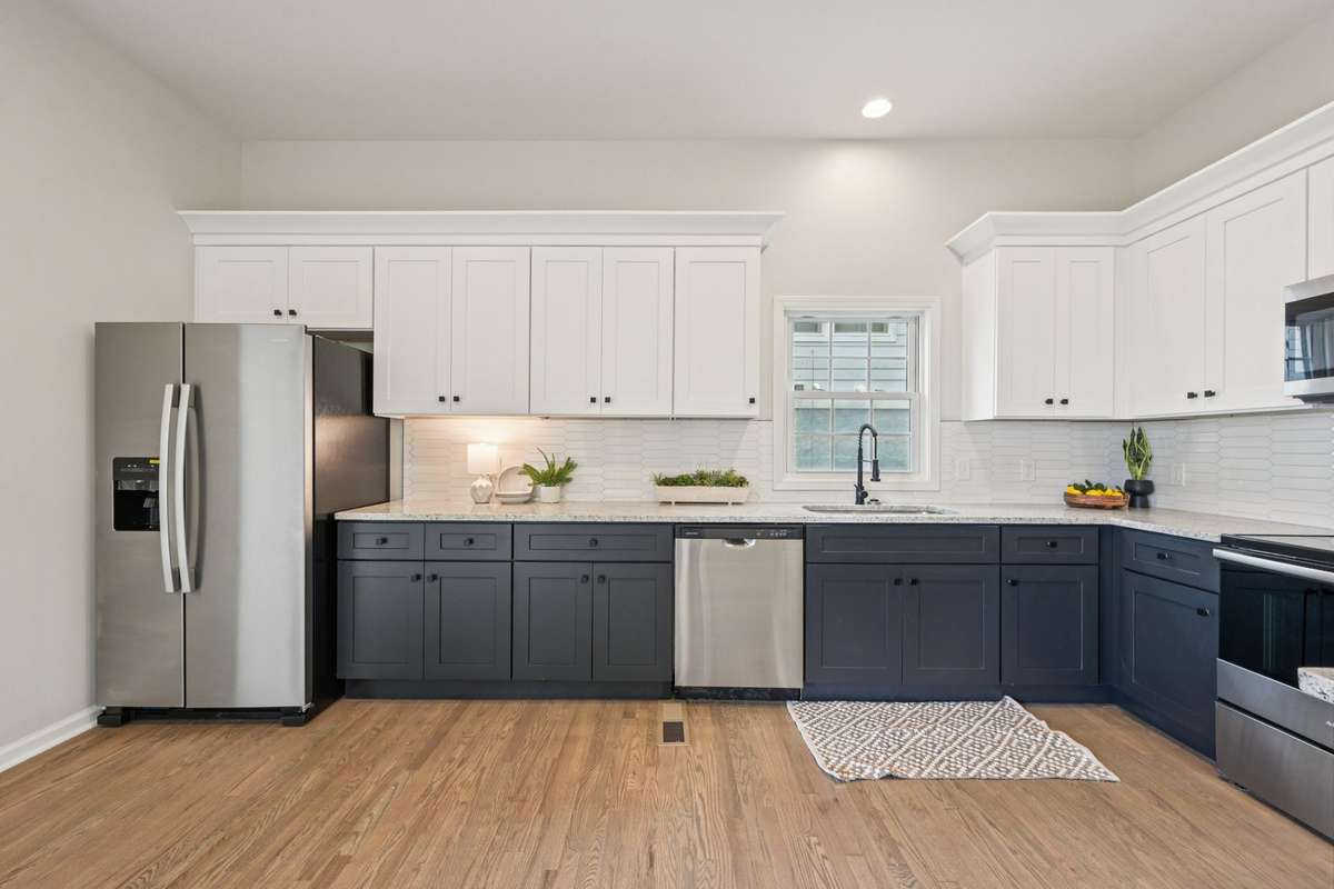Oversized kitchen with New SS appliances, counter tops and so much more to enjoy!