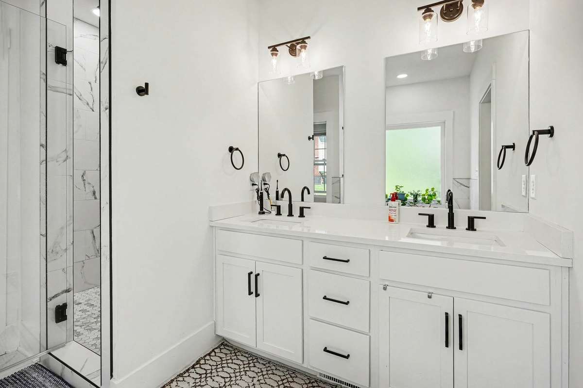 Primary Bath Suite - Double Vanity - Upgraded Shower