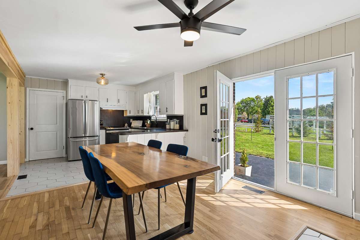 The home flows into your large backyard