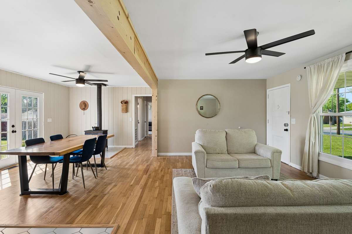 Stunning hardwood floors