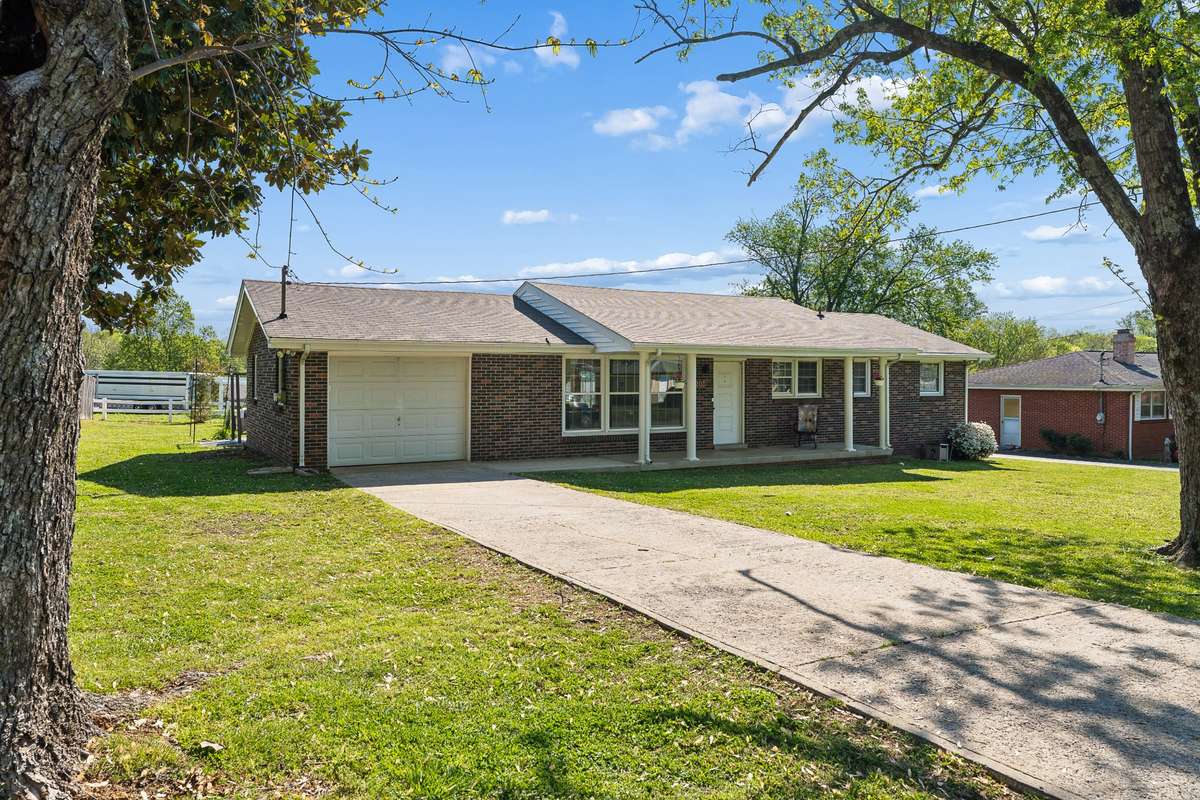 Spacious lot set back from the road