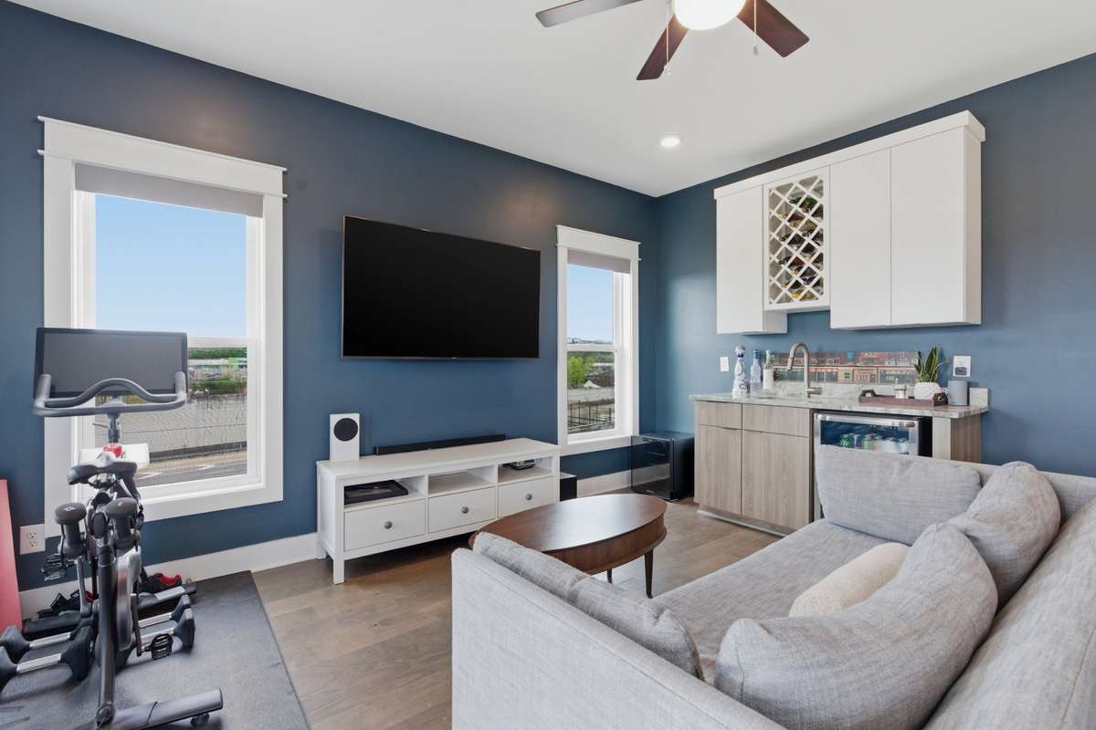 This space adds so much flexibility to the floor plan! It could be a home theater, a game room, a library - whatever you need.