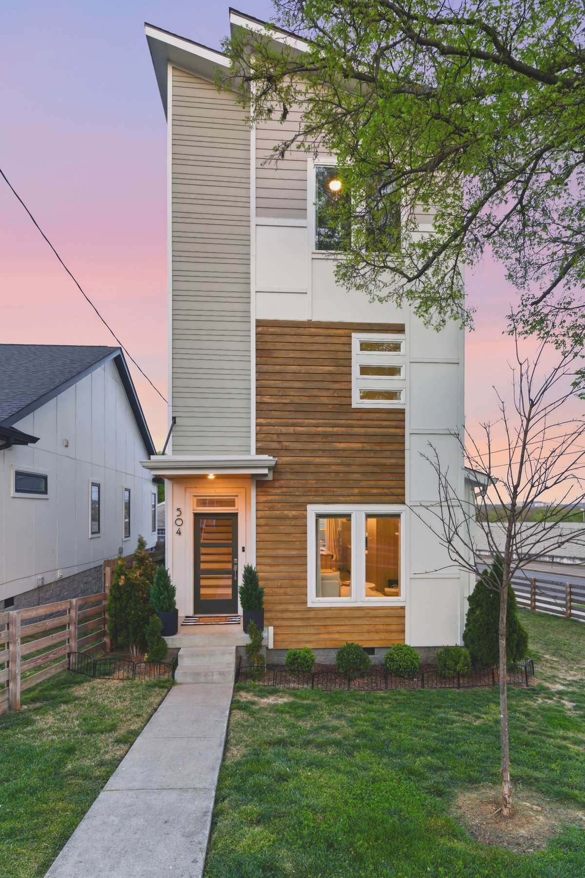 Nestled on a corner lot, this home offers extra space!