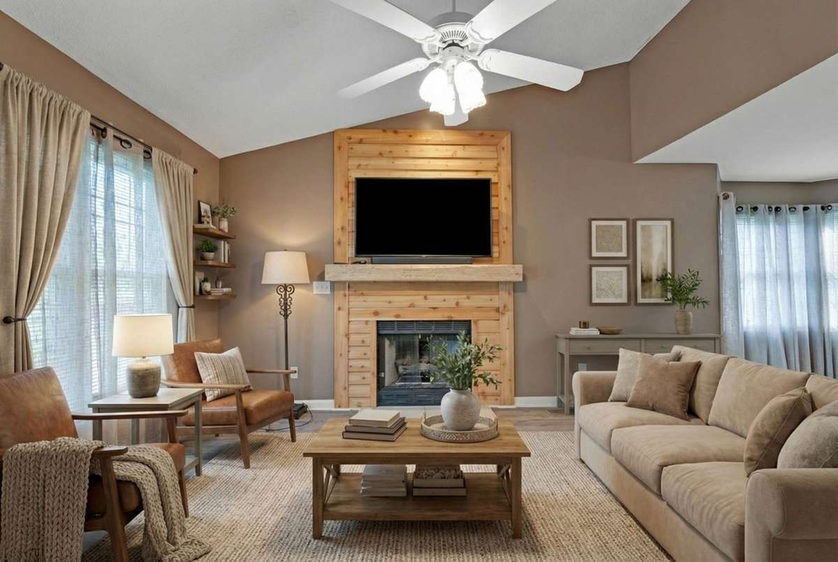 Another view of your living room with an open concept perfect for entertaining! 645 Wildwood Trace, Winchester, TN 37398