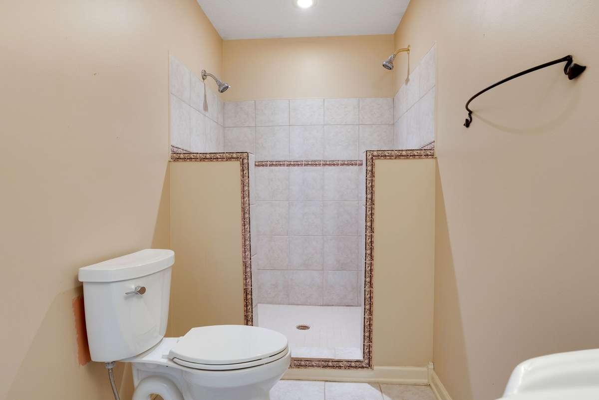 Enjoy your tiled walk in shower with dual shower heads! 645 Wildwood Trace, Winchester, TN 37398