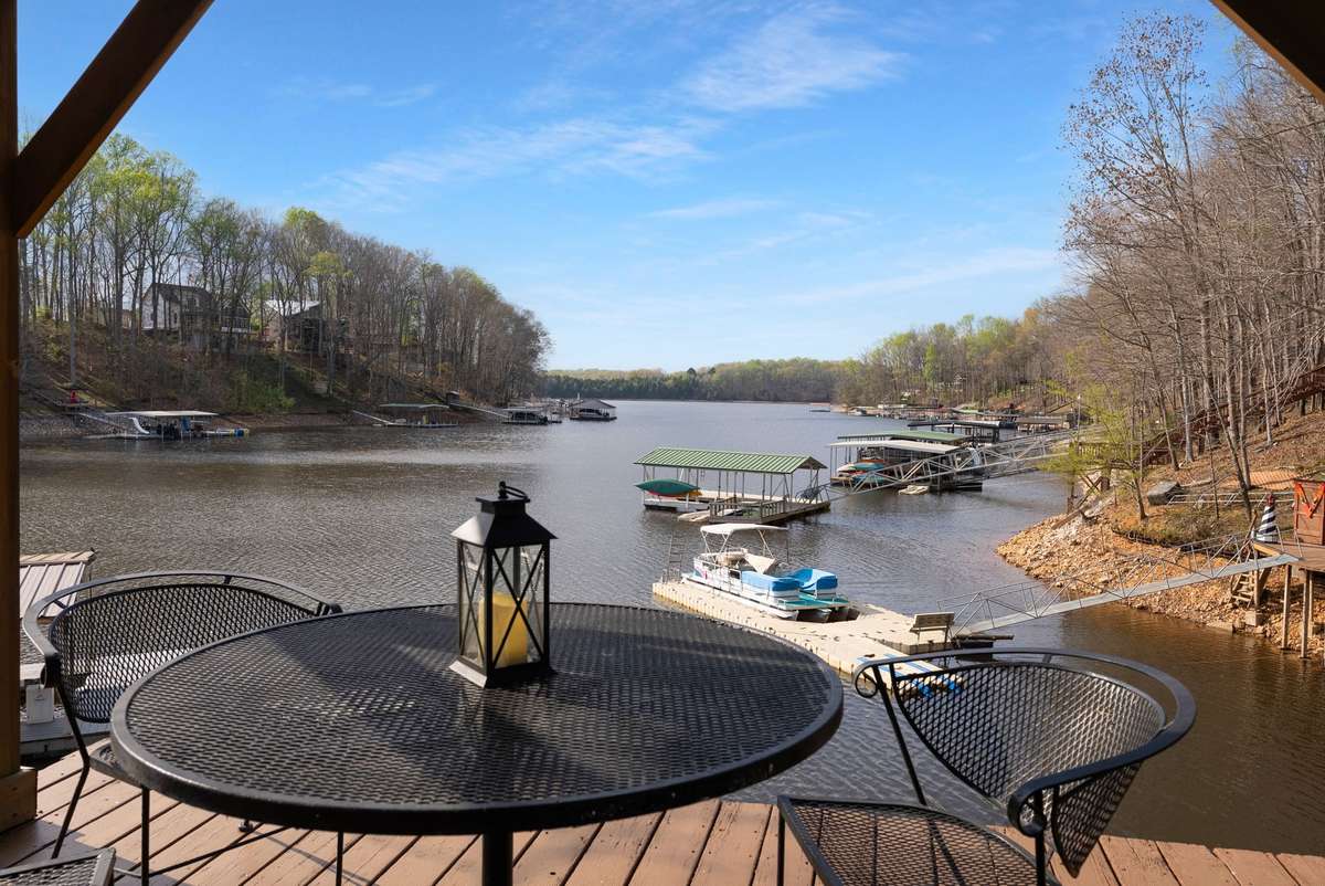 Another space to enjoy on your covered deck at your boat lift! 645 Wildwood Trace, Winchester, TN 37398