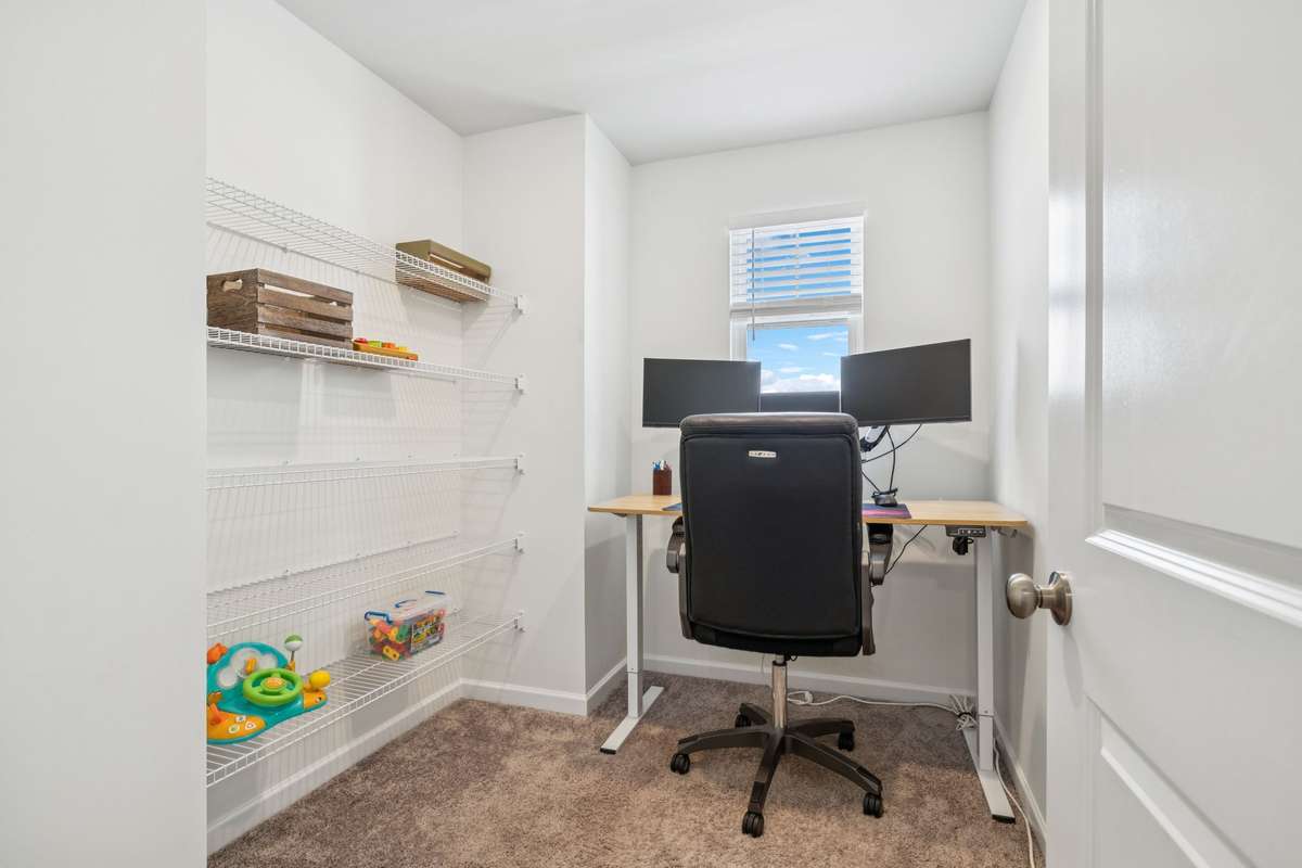 Large Storage Closet, big enough to be used as a home office!